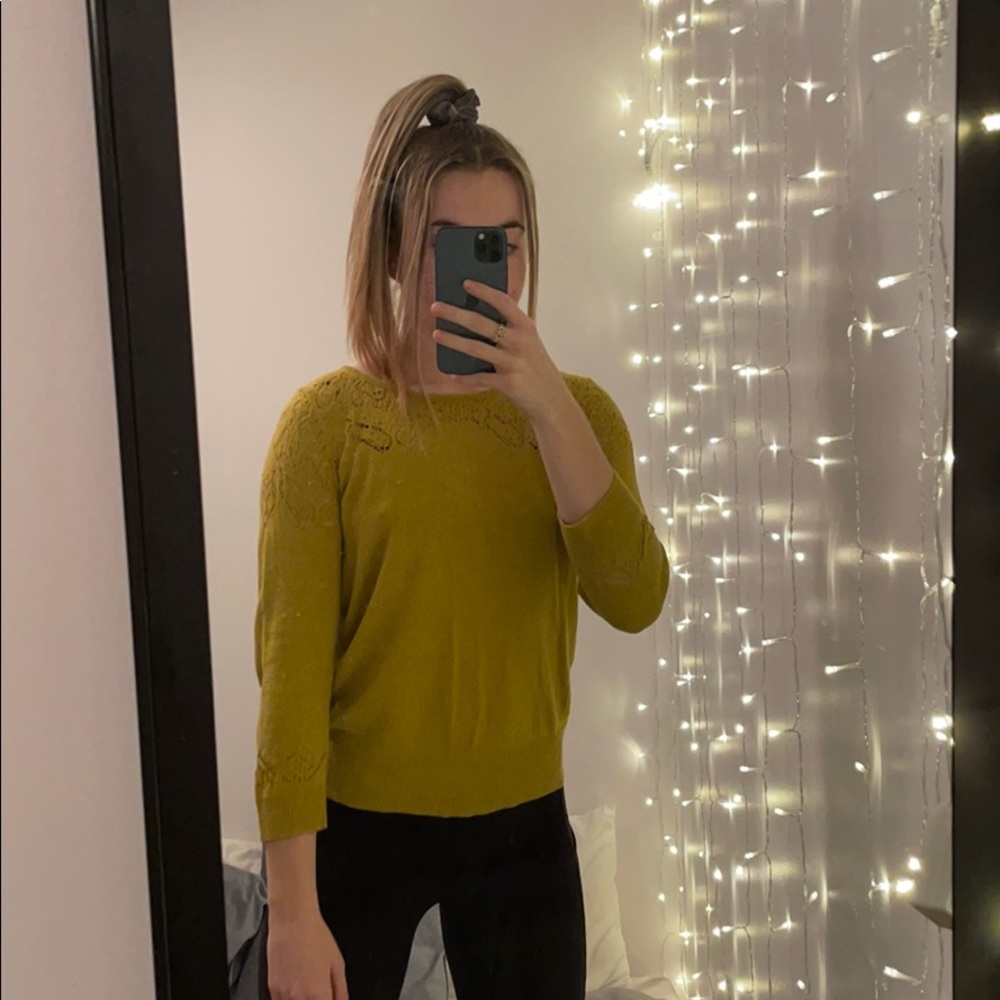 Green Soft Knit Sweater